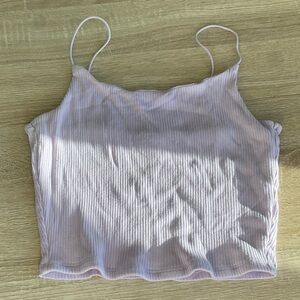 Garage Light Purple Ribbed Camisole